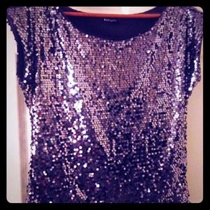 Express sequins top